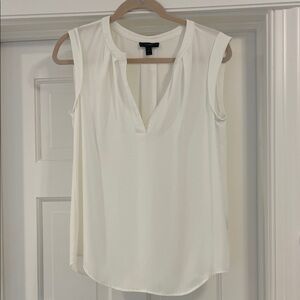 Women’s Jcrew White Sleeveless Blouse - size 4